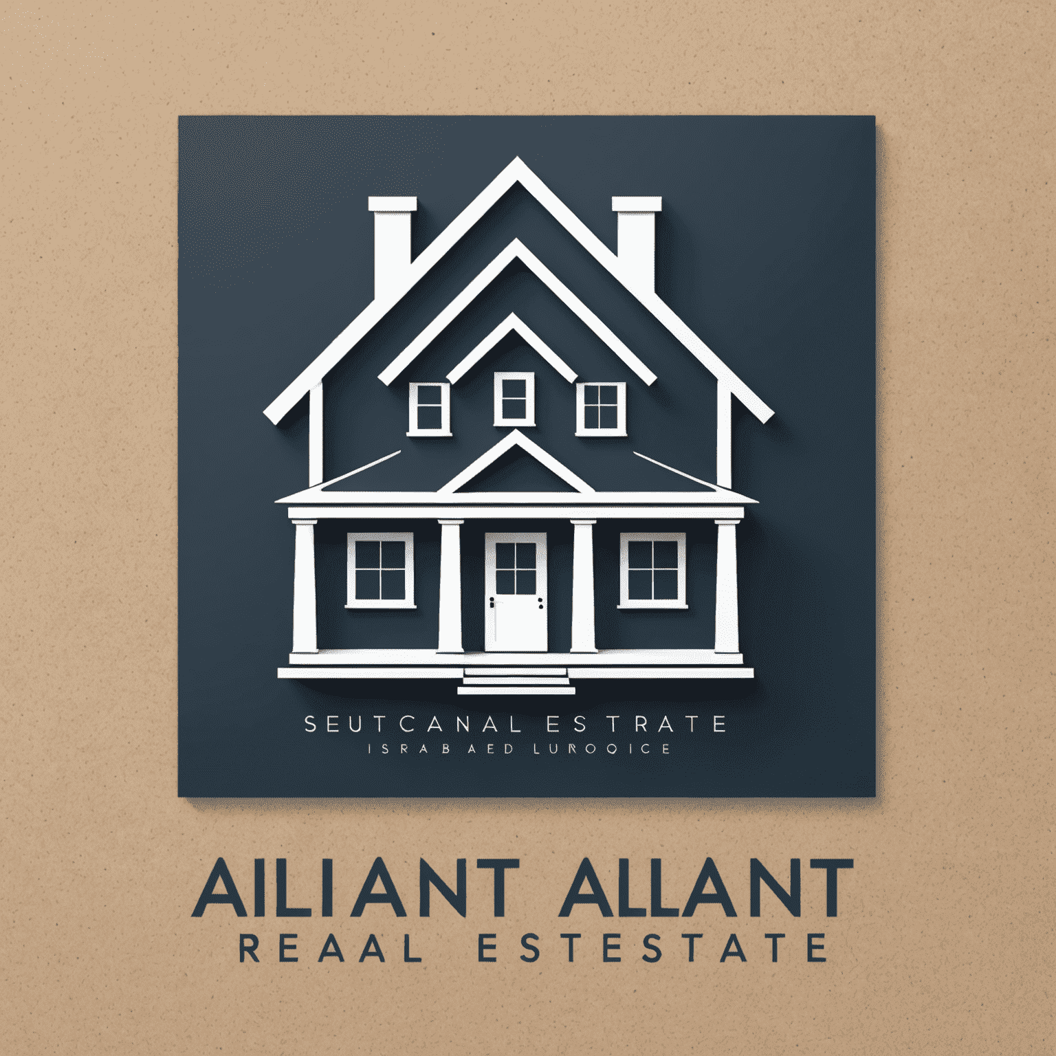 Alliant Real Estate logo featuring a modern house icon with the company name in a sleek, sans-serif font